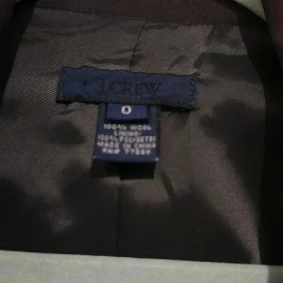 J. Crew Super 120's 100% Wool Blazer Size 0 - Picture 3 of 8